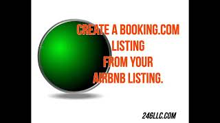 Creating a Booking.com listing from your Airbnb listing.