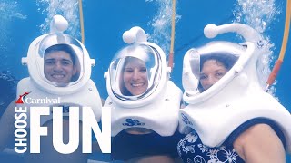 Sea Trek Helmet Diving \u0026 Snorkeling in St Maarten | Carnival Shore Excursions | Carnival Cruise Line