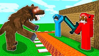 Hombre Lobo Mutante VS La Casa Más Segura de Minecraft