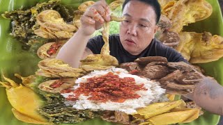 NEKAT PESAN SEMUA MENU MENU BERAT DI RM MINANG!!! MANDI SAMBEL IJO,,SAMBEL MERAH