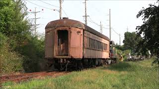 Abandoned passenger car moves again - Old Colony \u0026 Newport Railway - 8/2023