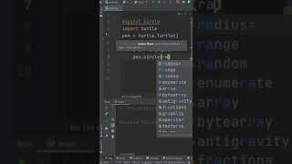 Draw circle pattern in python | | Turtle | Logic First Tamil | Shorts