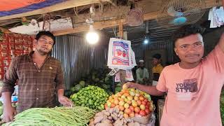 কাজির হাট বাজারে সবজির মূল্য