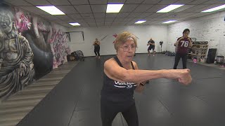 How this 76-year-old kokum is fighting grief and loss with kettlebell kickboxing