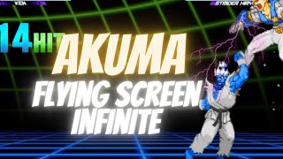 MvC2 - Akuma Flying Screen Infinite