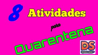 8 atividades incríveis para crianças durante a quarentena. Vai ficar tudo bem. Força!