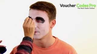 How to: Easy Skeleton Face Paint - Halloween Make Up