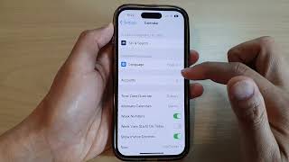 iPhone 14's/14 Pro Max: How to Show/Hide Week Numbers In Calendar