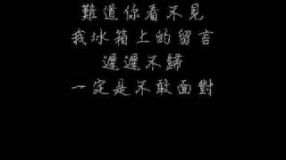 吳姵文 我不是你要的女生 (純歌詞)