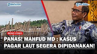 SOROTI PAGAR LAUT! Mahfud MD Minta Pemerintah Segera Pidanakan : Melanggar Hukum