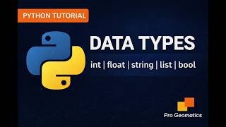 Python Data Types Explained (int, float, string, list, boolean) #python #datascience
