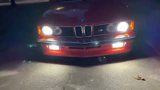 1984 BMW M635 (M88/3) E24 Lighting Upgrades - Headlights * Foglights