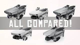 DJI Mini vs Mini 2 vs Mavic Air 2 vs Mavic 2 Pro vs Mavic Zoom. Which drone should you buy?