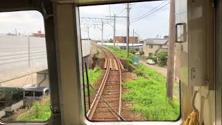 【後面展望映像】えちぜん鉄道高架化切り替え区間①（まつもと町屋→新福井）