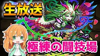 【パズドラ】新ダンジョン極練の闘技場やっていきます！！【生放送】