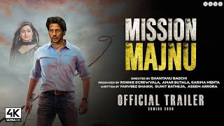 Mission Majnu | Teaser | Sidharth Malhotra | Rashmika mandhana | Mission Majnu Movie Trailer