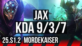 JAX vs MORDEKAISER (TOP) | 9/3/7 | KR Master | 25.S1.2