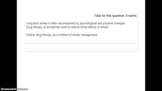 Lecture 7a- Stress management exam focus