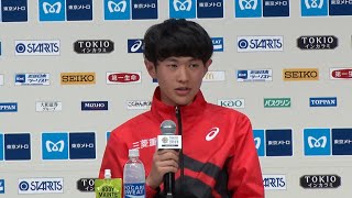 山下、２時間５分台で７位　歴代３位の好記録、大迫は９位　東京マラソン