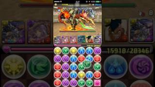 【パズドラ】チャレンジダンジョンレベル９ソロ。ルーツパーティー。下手くそ注意