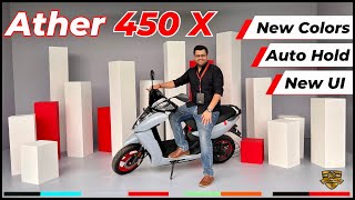 2023 Ather 450 X Walkround Review - New Tech |New Colors |Bigger Seat |Auto Hold |5 Years Warranty||