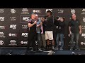 UFC 229 Khabib vs. McGregor Face-Offs at Media Day