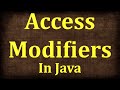 Java Tutorial # 10 | Access Modifiers in Java -Public, protected, private and default | JAVA9S.com