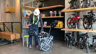 Brompton : transporter plus ! «hacking» des sacs de bikepacking de Arkel