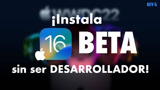 CÓMO INSTALAR iOS 16 BETA - FÁCIL y RÁPIDO (iPhone/iPad) [DEVELOPER BETA y BETA PÚBLICA]