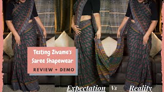 Testing Zivame's Saree Shapewear - Review | Is it best for hiding tummy \u0026 love Handles in a Saree?