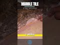 How to Repair DAMAGED MARBLE TILE | marble tile restoration | marble floor repair | stone repairing