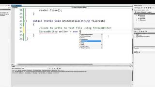 C#Programming: StreamReader and StreamWriter