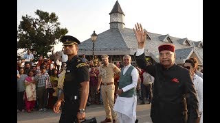 President Kovind visits Mall Road in  Shimla