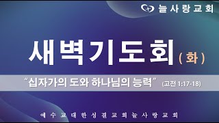 [부천늘사랑교회] 22.08.16 | 새벽기도회 | 고전 1:17-18 | 십자가의 도와 하나님의 능력