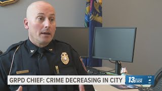 Grand Rapids police chief says crime is decreasing in city