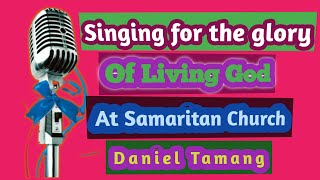 #samari8848 Daniel singing at Samaritan Church on Christmas day. jameskeshavtamang