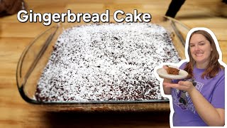 Gingerbread Cake | Day 6 of Bakemas 🎅