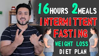Full Day Intermittent Fasting Weight Loss 2 Meals Diet Plan Urdu/Hindi