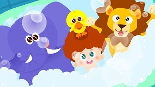 The Bubble Bubble Bath Song ♪ | Animal Songs | Nursery Rhymes | Tidi Songs for Children★TidiKids