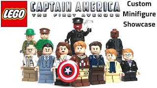 LEGO Captain America: The First Avenger Custom Minifig Showcase - Road to Avengers: Endgame