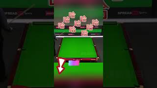 威廉姆斯这杆黑球整活儿，到底是几库翻袋？ #snooker #斯诺克