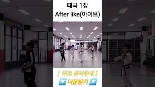 [무료음악품새#7] 태극1장 - 아이브(After like) /음원무료다운/ K-POP Music Teakwondo Poomsa #taekwondo #태권도 #dance