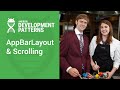 AppBarLayout and scrolling gestures (Android Development Patterns Ep 6)