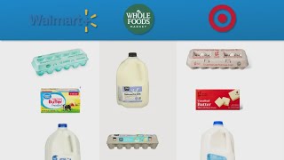 Where to find the cheapest groceries? We test 12 everyday items at Walmart, Target and Whole Foods