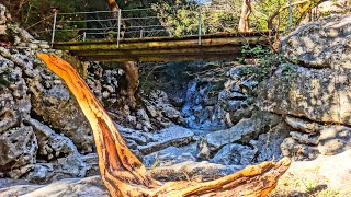 Acheron Gorge , Gliki Village Tzavelainas Stairs Dala Bridge . Φαράγγι Αχέροντα..