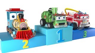 appMink Garbage Truck, Steam Train, Colors and Shapes, Alphabet & More! l 28 Min. Compilation