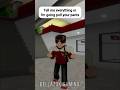 TURN INTO BACON OR EVERYONE FORGET YOU EXIST!😱😫| #roblox #shortsfeed #trending #viral #brookhaven