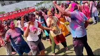 Holi celebrations at JSW Steel plant, Jharsuguda