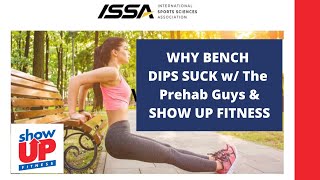 Why Bench Dips Suck |Show Up Fitness & Prehab Guys break down shoulder anatomy for personal trainers