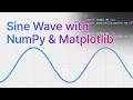 How to Plot a Sine Wave in Python Using Matplotlib | Easy Tutorial for Beginners #python #numpy